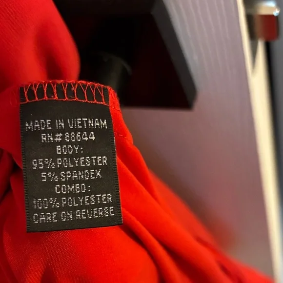 GLAMOUR Elegant Red Women's Maxi Dress - 14 - Picture 8 of 8